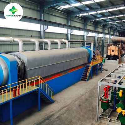 품질  Continuous Tire Pyrolysis Plant Continuous Waste Tire Pyrolysis Plant With Stainless Steel Reactor 공장