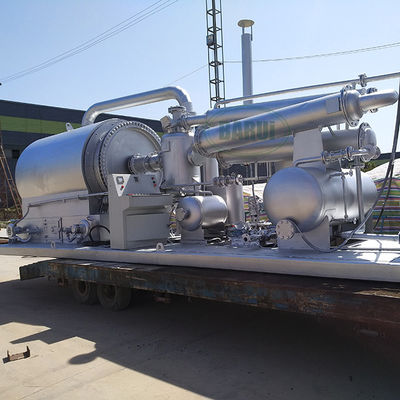 품질  Movable Skid Mounted Plastic Pyrolysis Wood Pyrolysis Plant Gasoline And Oil Machine 공장